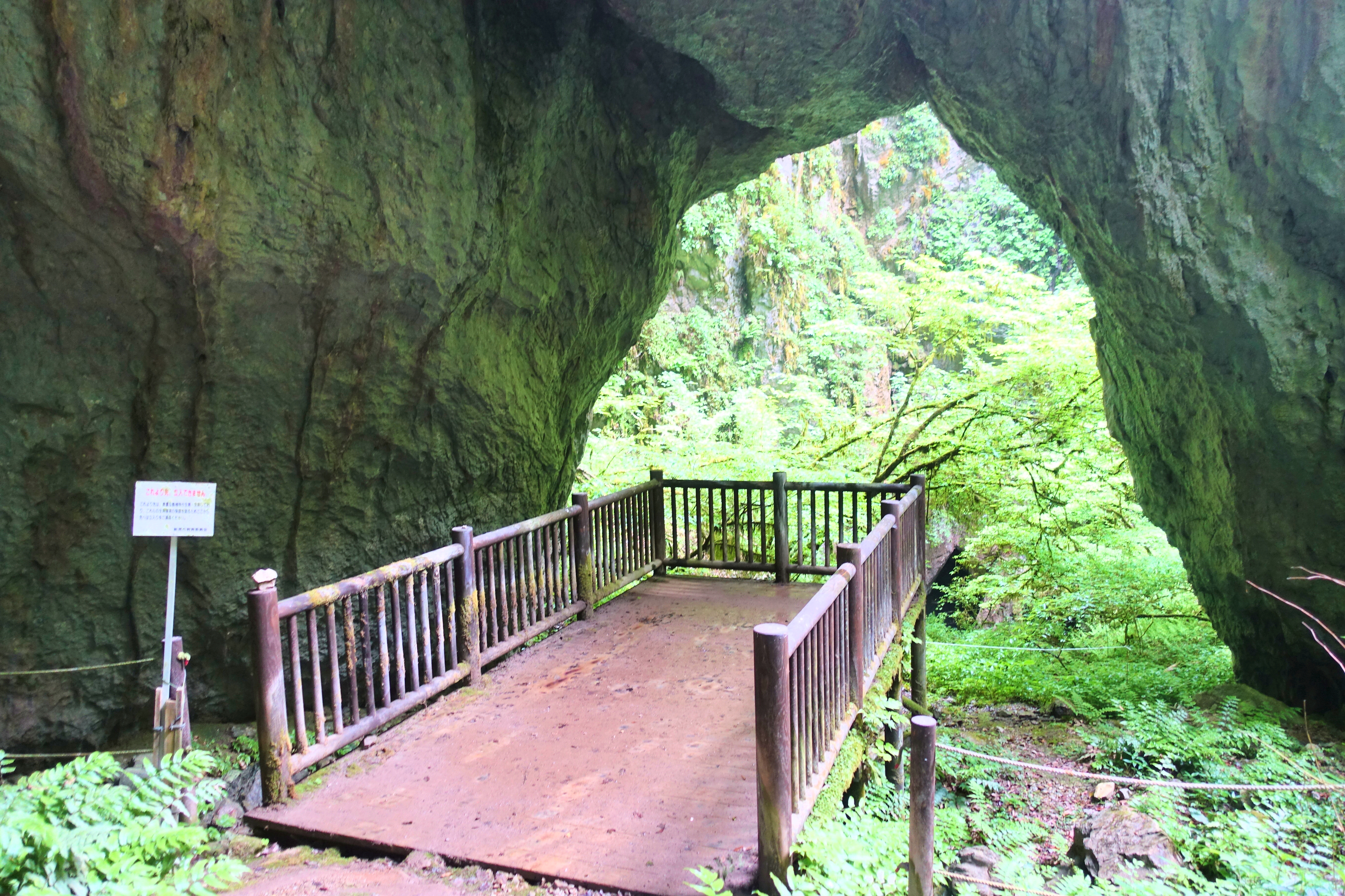 岡山県の自然にできた巨大な門 羅生門を見に行ってみた ぷくぷく旅行記